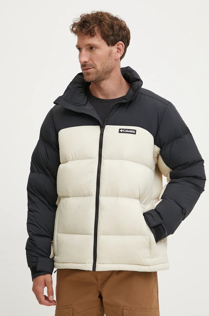 Columbia geacă sport din puf Bulo Point culoarea bej, 2087961