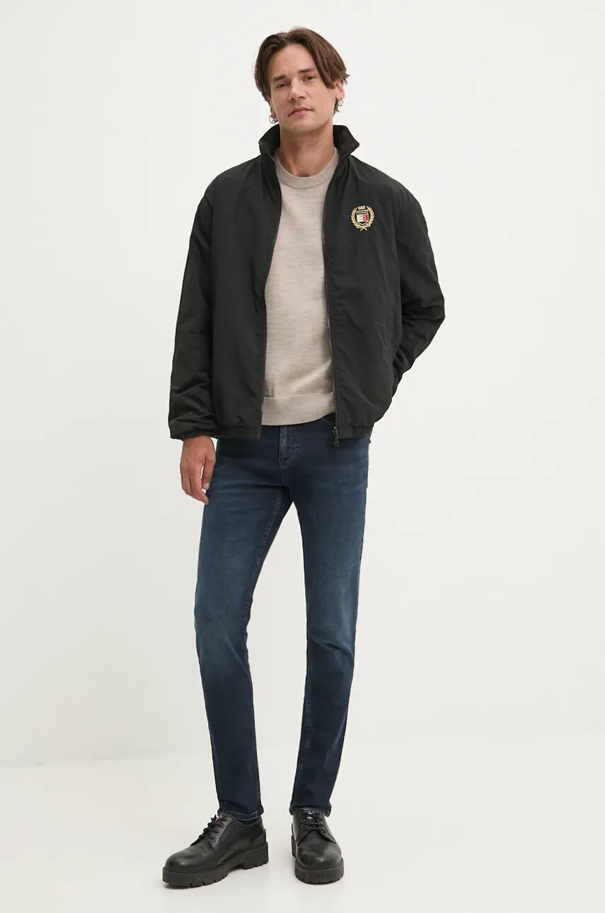 Tommy Jeans kifordítható dzseki férfi, fekete, átmeneti, DM0DM19643 termék 2. képe