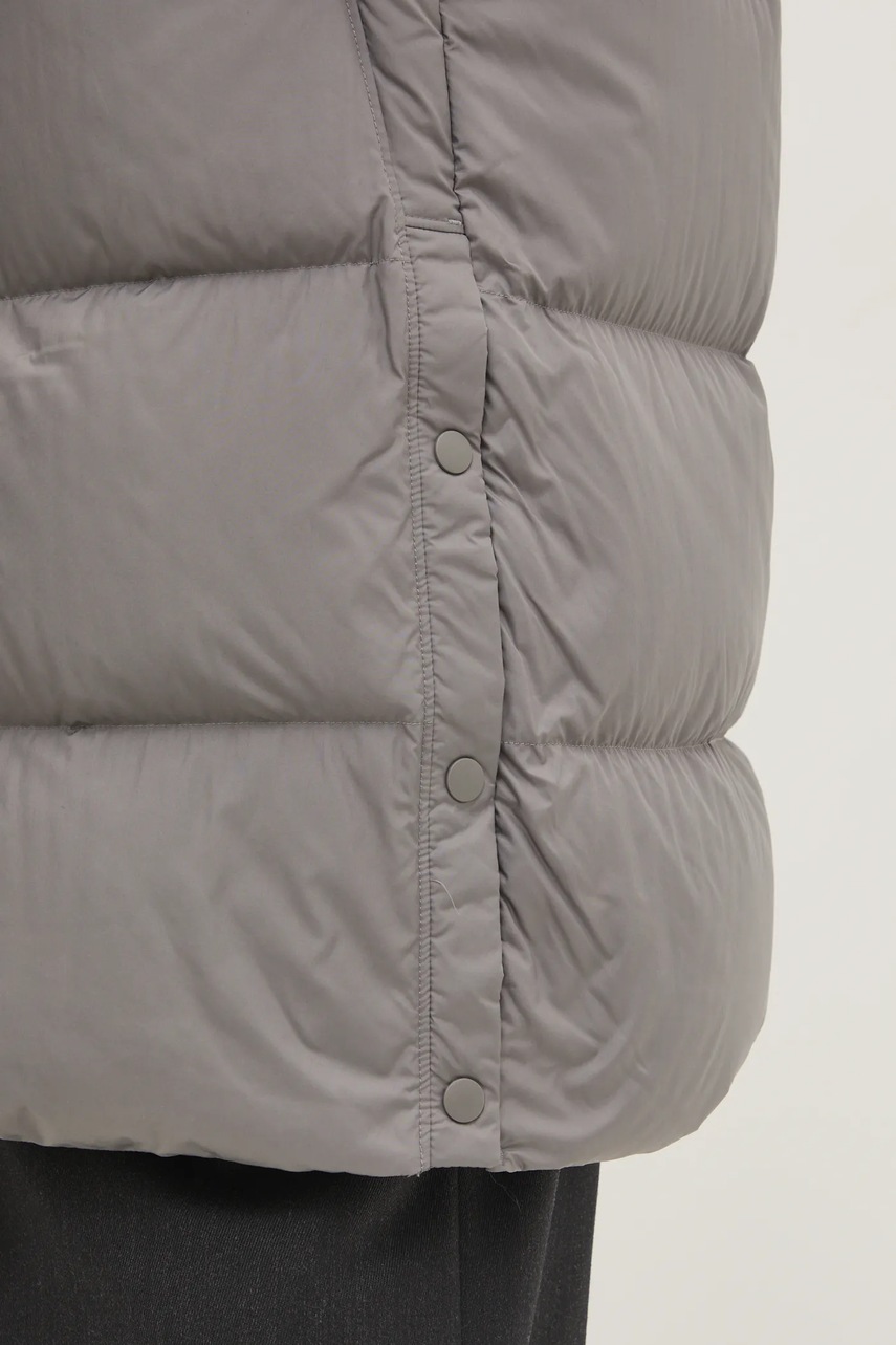 Μπουφάν με επένδυση από πούπουλα Converse ανδρικό, χρώμα: γκρι, 10026916-A01 φωτογραφία