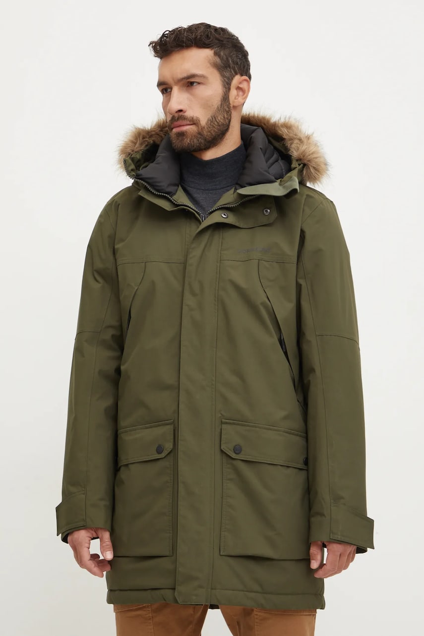 Didriksons geacă RICK bărbați, culoarea verde, de iarnă, 505475