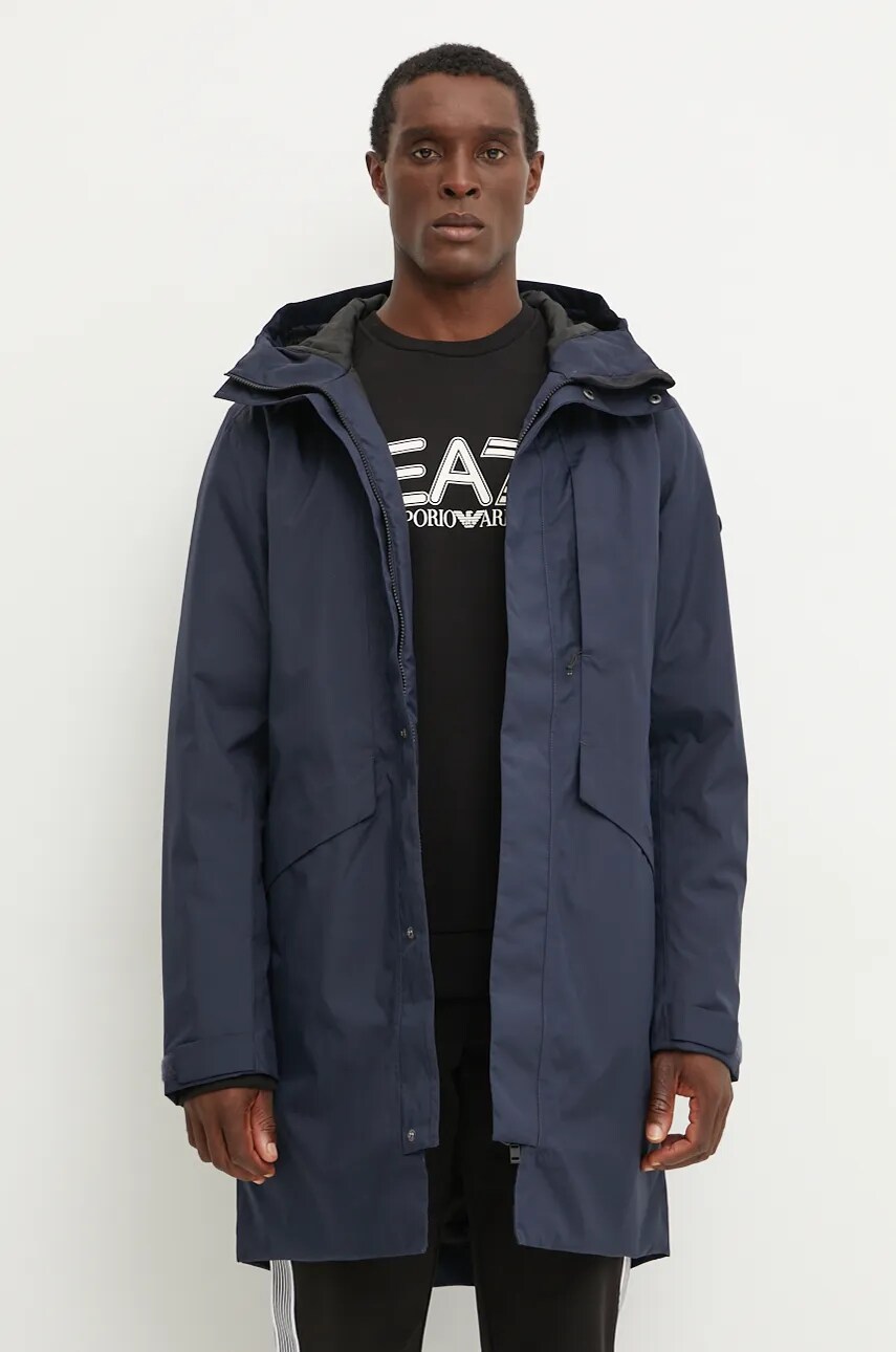 Didriksons geaca KENNY barbati, culoarea albastru marin, de tranzitie, 505387