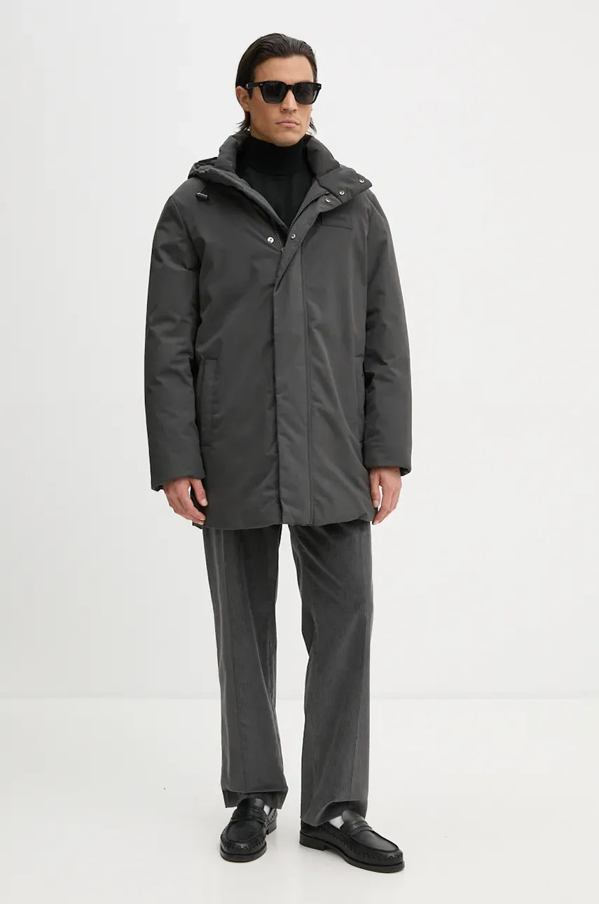 Куртка ZADIG&VOLTAIRE мужская цвет серый зимняя WMOW00381 Куртка ZADIG&VOLTAIRE мужская цвет серый зимняя WMOW00381