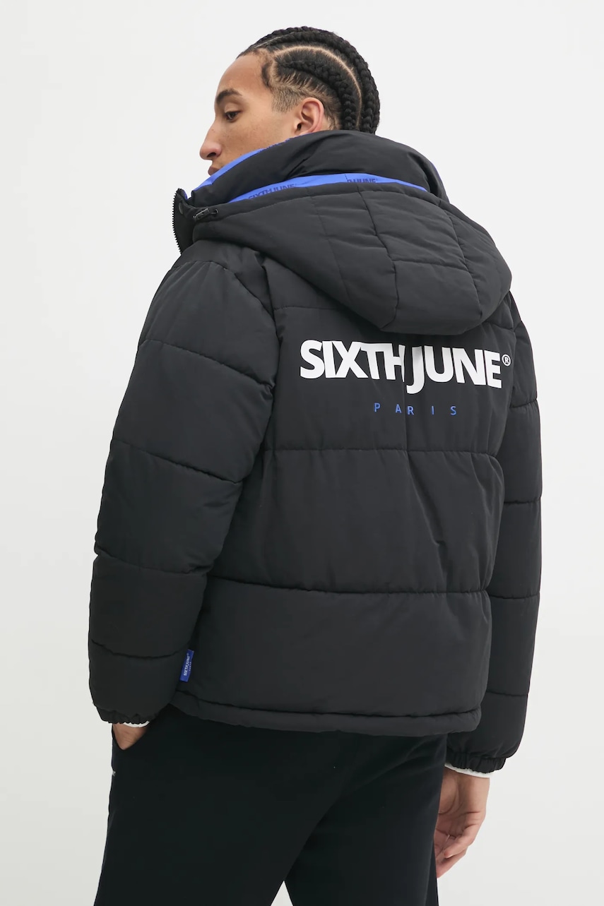 Sixth June geaca barbati, culoarea negru, de iarna, oversize, 25361 Sixth June geaca barbati, culoarea negru, de iarna, oversize, 25361