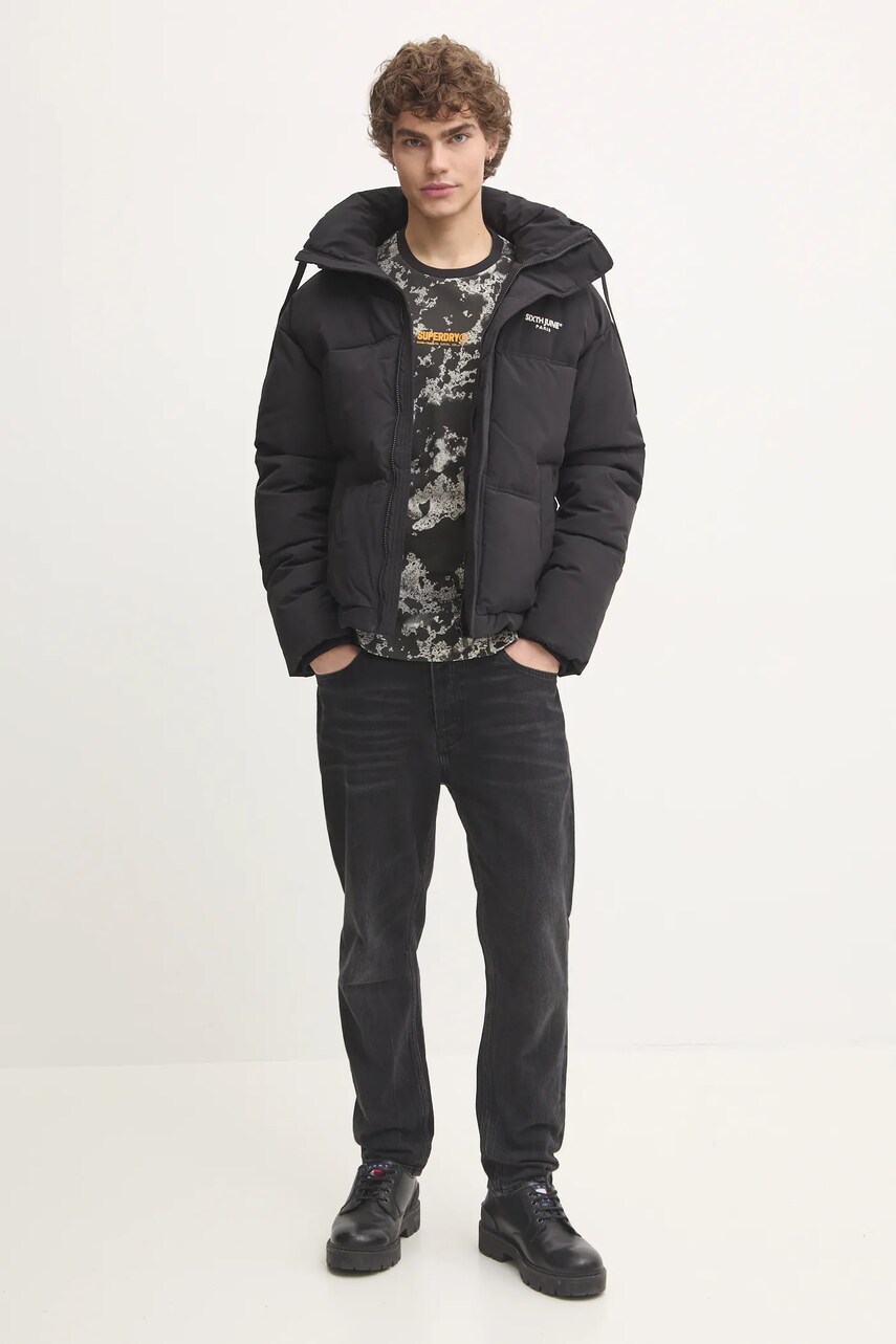 Куртка Sixth June мужская цвет чёрный зимняя oversize 25280 Куртка Sixth June мужская цвет чёрный зимняя oversize 25280