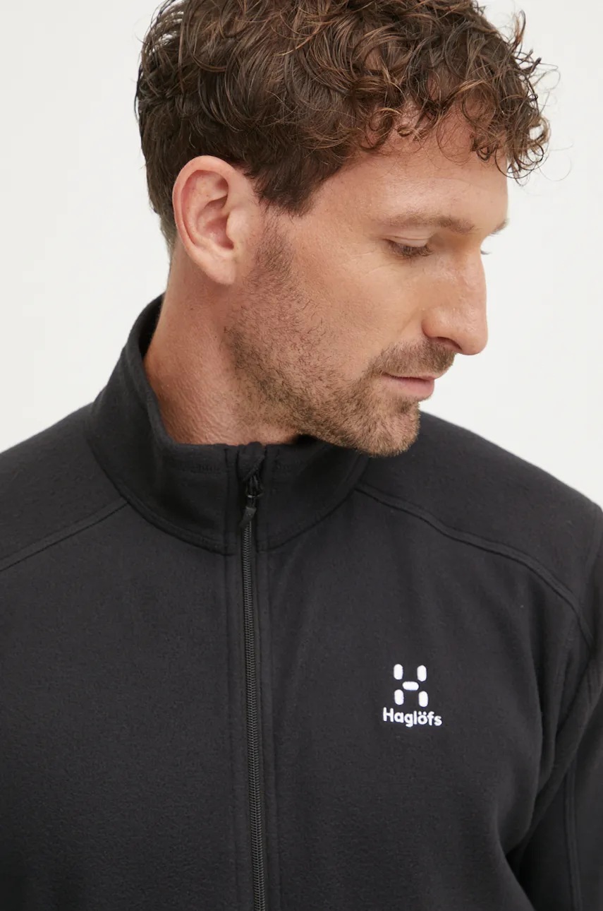Αθλητική μπλούζα Haglöfs Buteo χρώμα: μαύρο, 605073 φωτογραφία