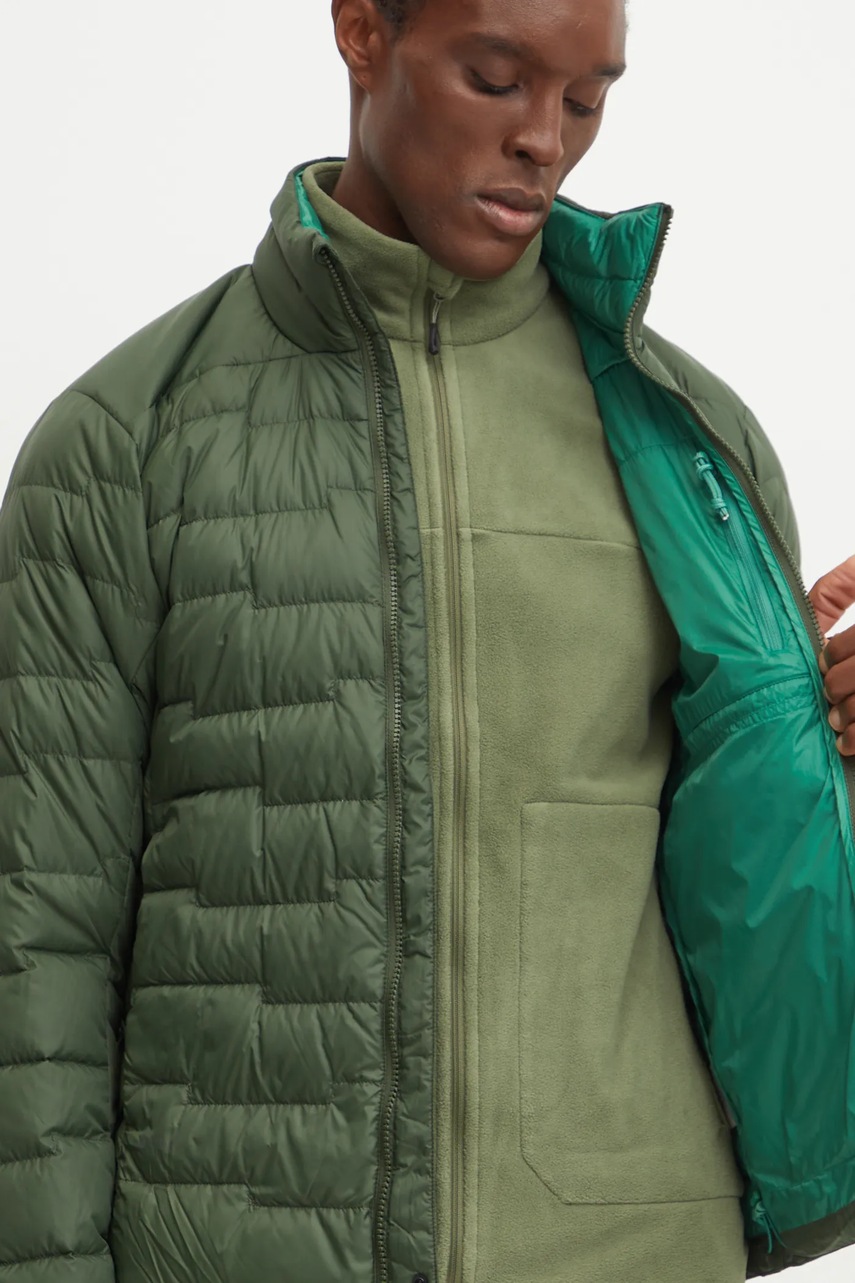 Πουπουλένιο αθλητικό μπουφάν Haglöfs ROC Flash χρώμα: πράσινο, 607462 φωτογραφία