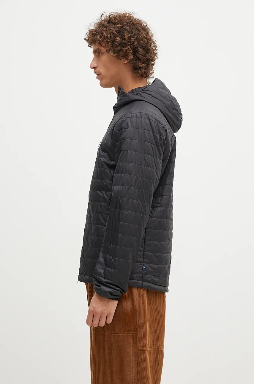 Куртка Fjallraven Expedition X-Latt Hoodie M мужская цвет чёрный переходная F12500157.550 Куртка Fjallraven Expedition X-Latt Hoodie M мужская цвет чёрный переходная F12500157.550
