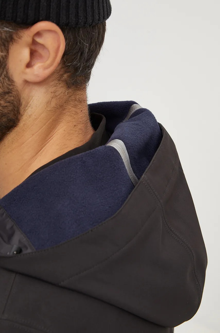 Μπουφάν K-Way χρώμα: μαύρο, K6131BW φωτογραφία