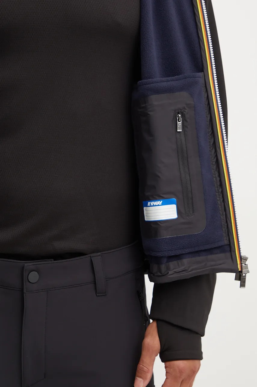 Μπουφάν K-Way χρώμα: μαύρο, K6131BW φωτογραφία