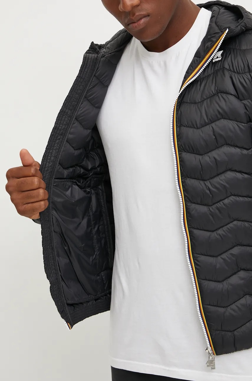 Μπουφάν K-Way χρώμα: μαύρο, K6121HW φωτογραφία