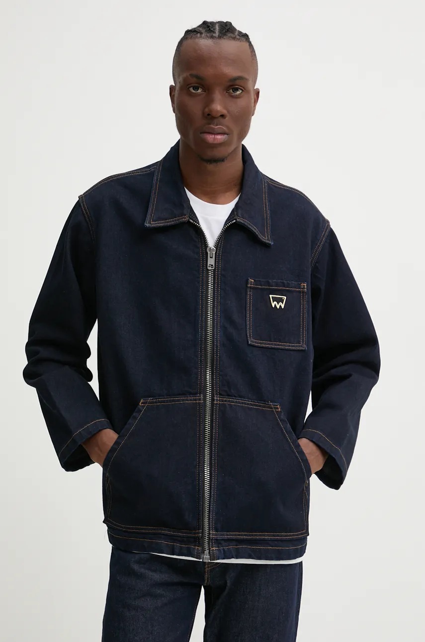 Τζιν μπουφάν Levi's Levi's Skateboarding ανδρικό, χρώμα: ναυτικό μπλε, A5732 φωτογραφία