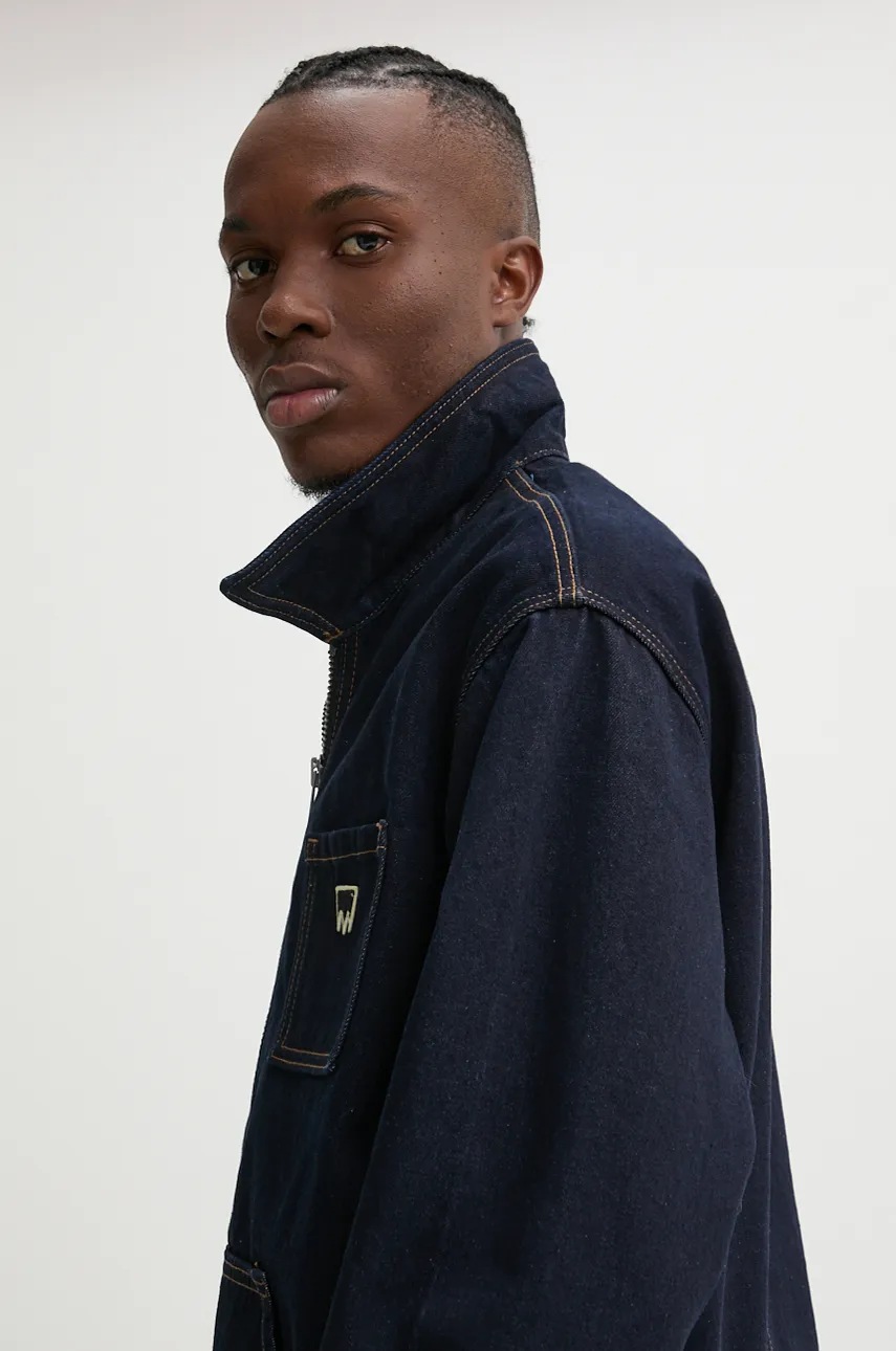 Τζιν μπουφάν Levi's Levi's Skateboarding ανδρικό, χρώμα: ναυτικό μπλε, A5732 φωτογραφία