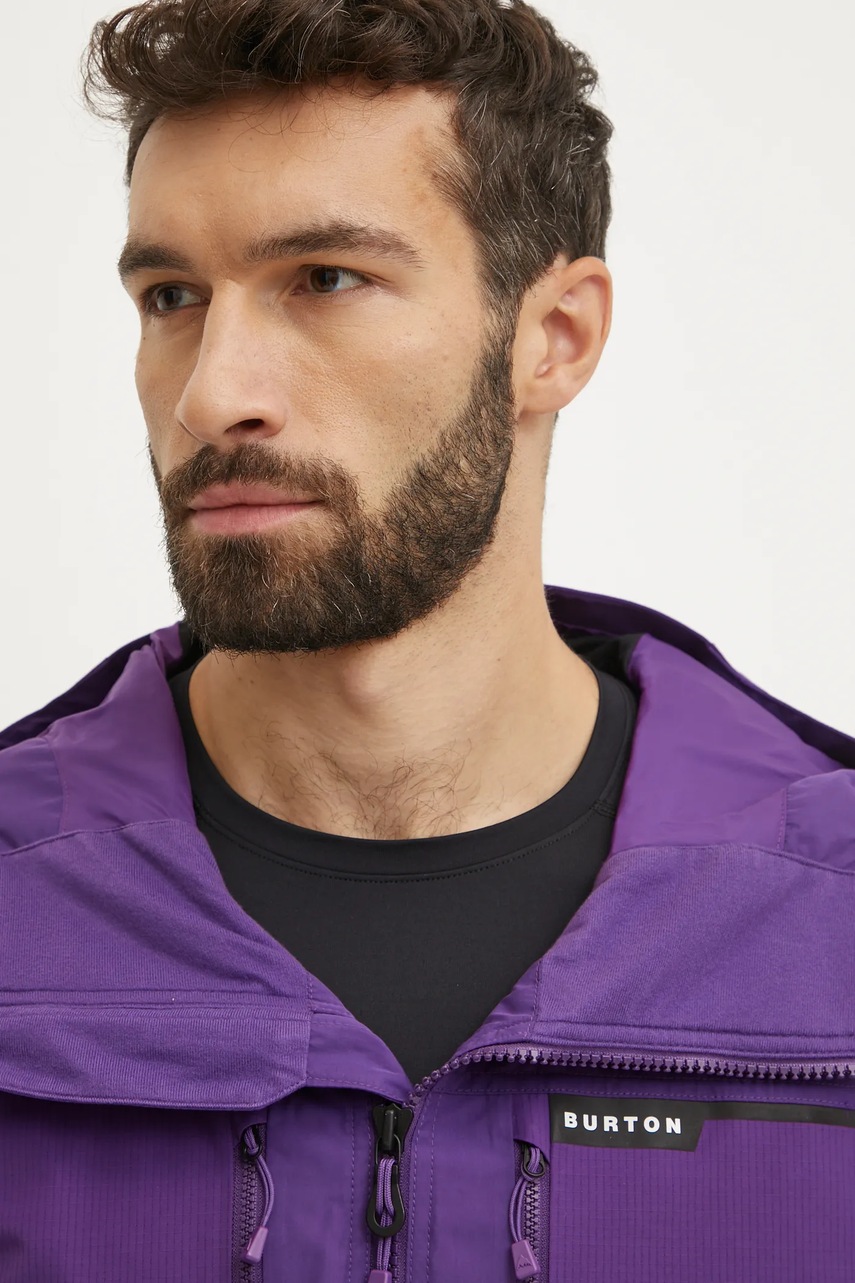 Μπουφάν Burton Frostner χρώμα: μοβ, 214691 φωτογραφία