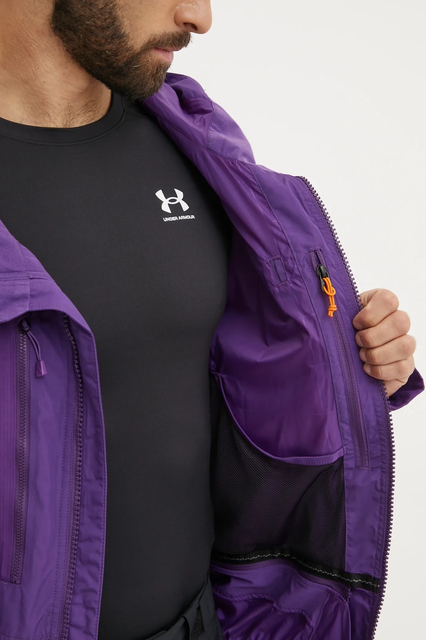 Μπουφάν Burton Frostner χρώμα: μοβ, 214691 φωτογραφία