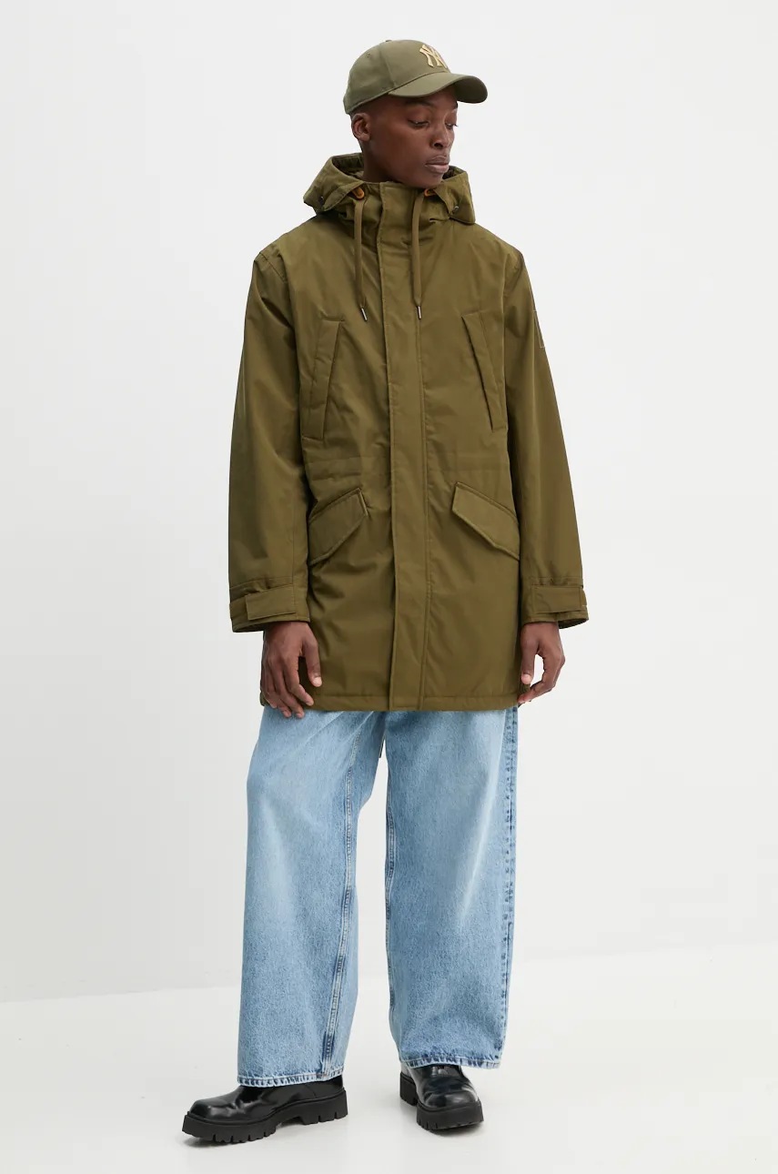 Μπουφάν Timberland χρώμα: πράσινο, TB0A6USP3021 φωτογραφία