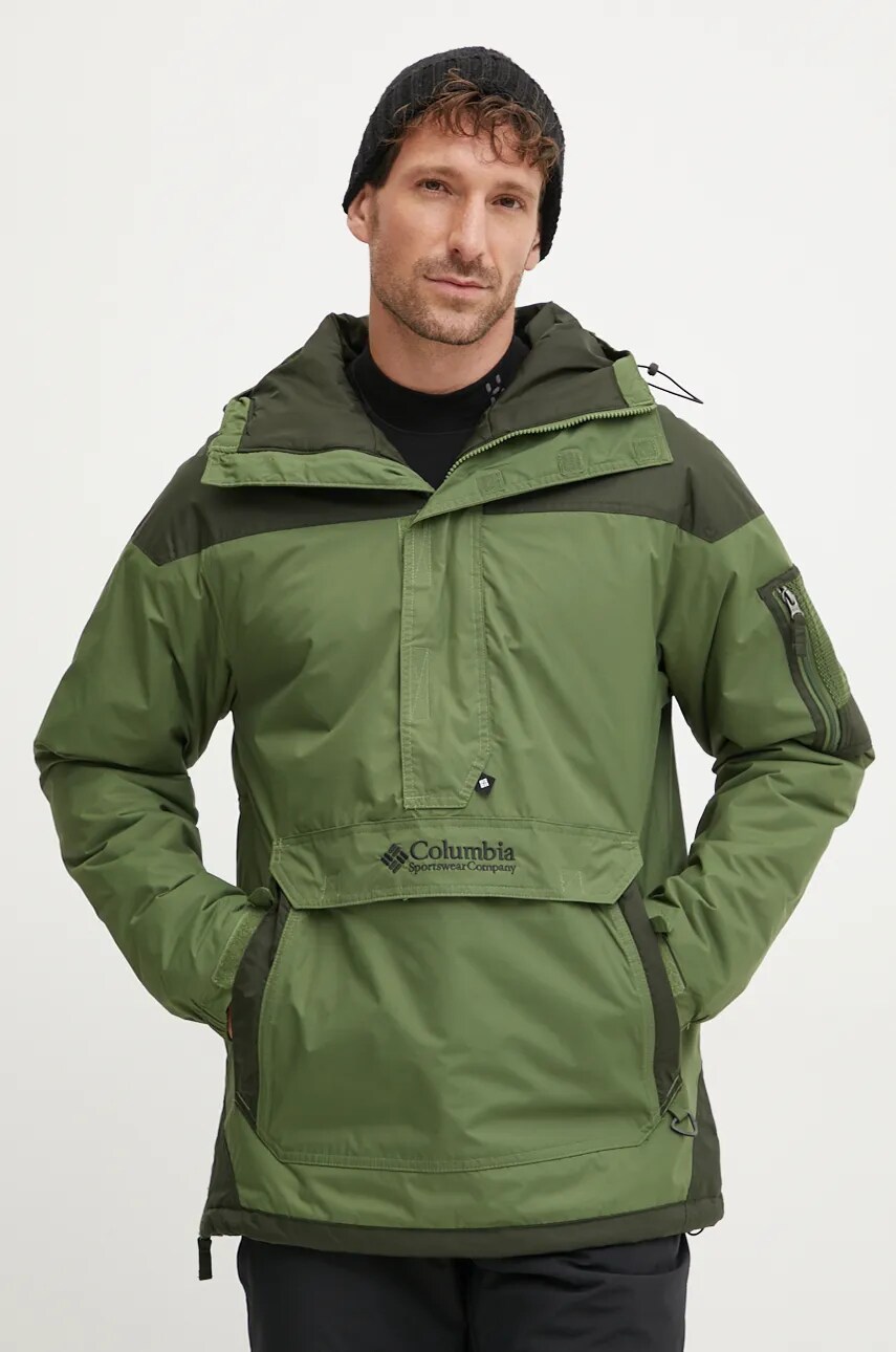 Columbia geaca sport Challenger culoarea verde, 2090991