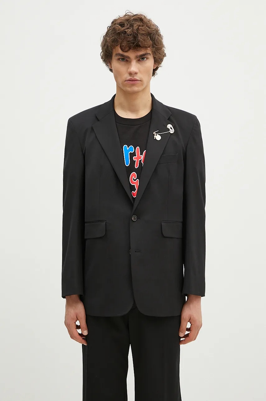 Aries marynarka z domieszką wełny Single Breasted Tailored Jacket