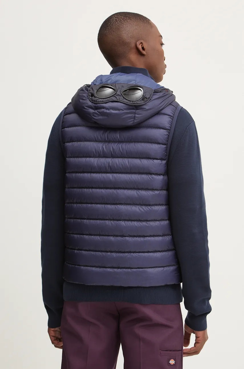 Αμάνικο από πούπουλα C.P. Company ανδρικό, χρώμα: ναυτικό μπλε, 17CMOW074A006099A φωτογραφία