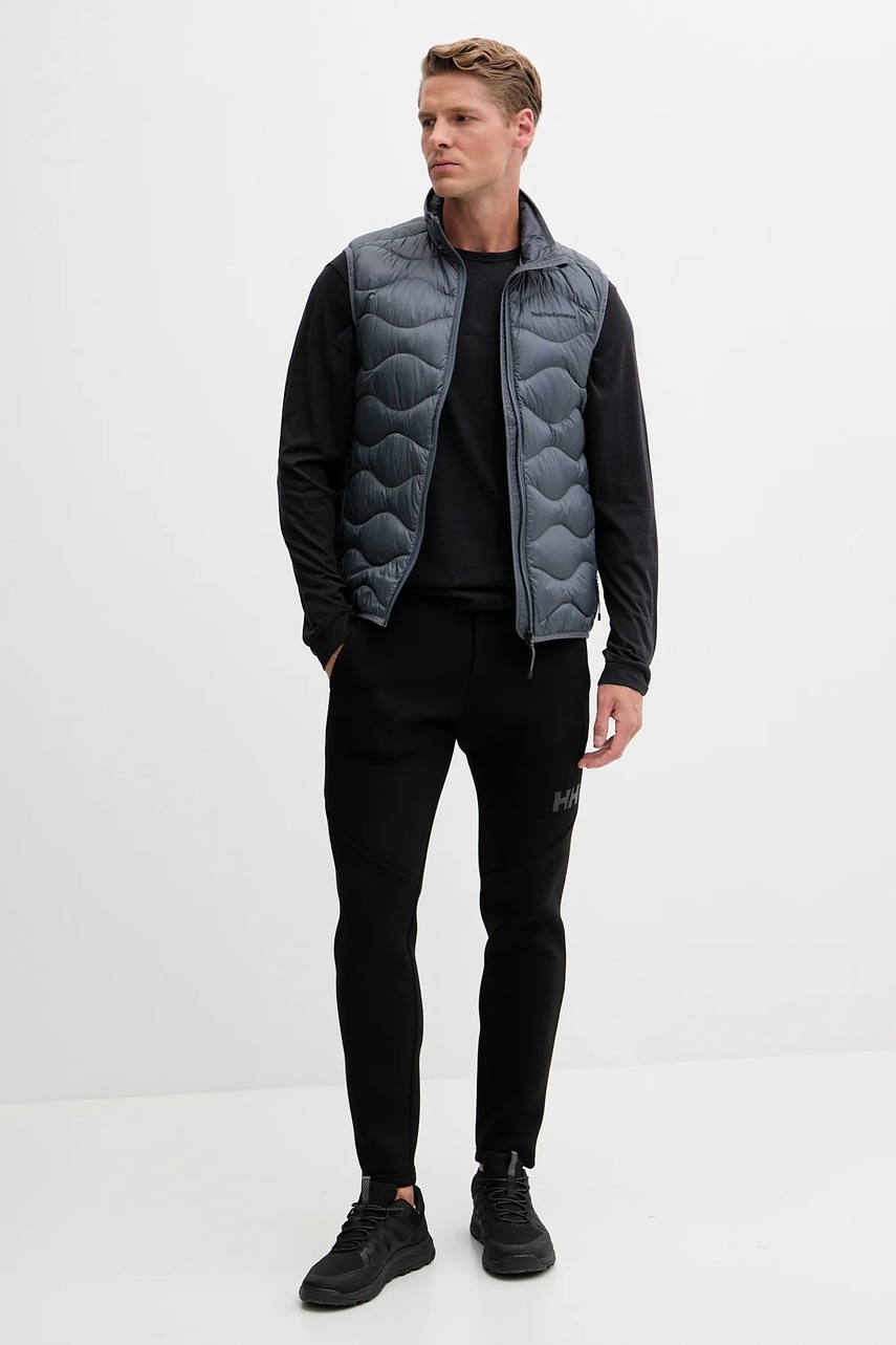 Αμάνικο μπουφάν Peak Performance Helium Down χρώμα: πράσινο, G79842 φωτογραφία