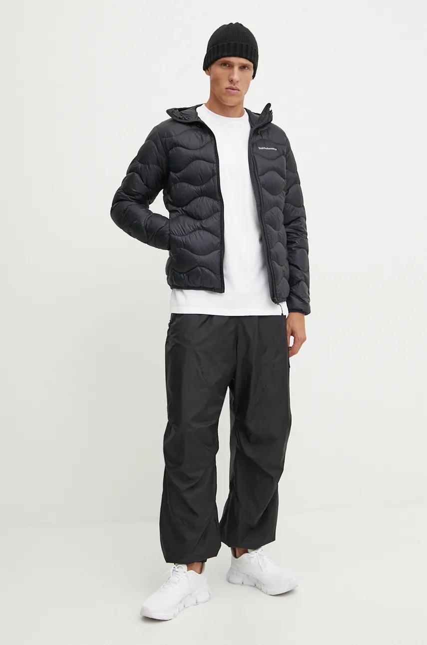 Пуховая куртка Peak Performance Helium Down мужская цвет чёрный зимняя G79845