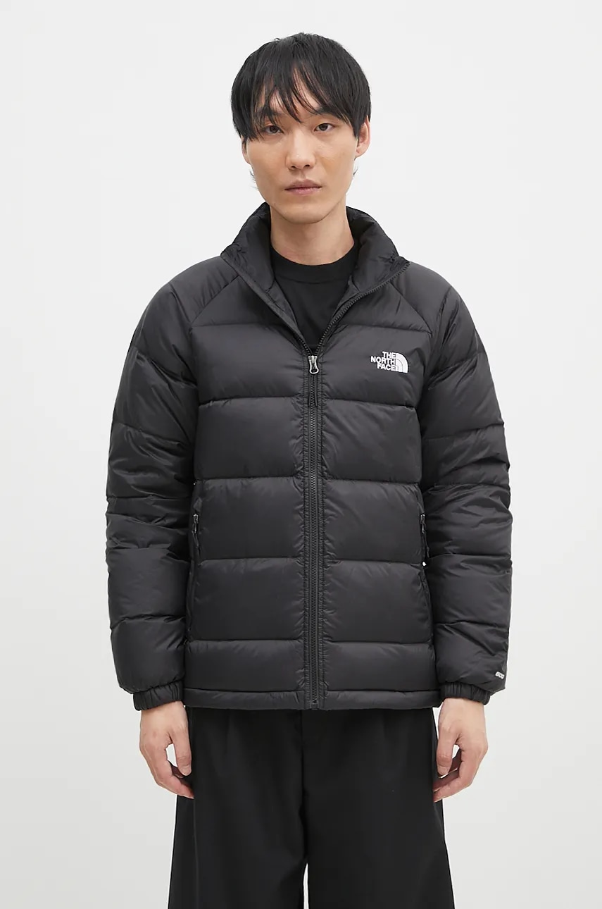 Levně Péřová bunda The North Face Hydrenalite Down Jacket pánská, černá barva, přechodná, NF0A88XUJK31