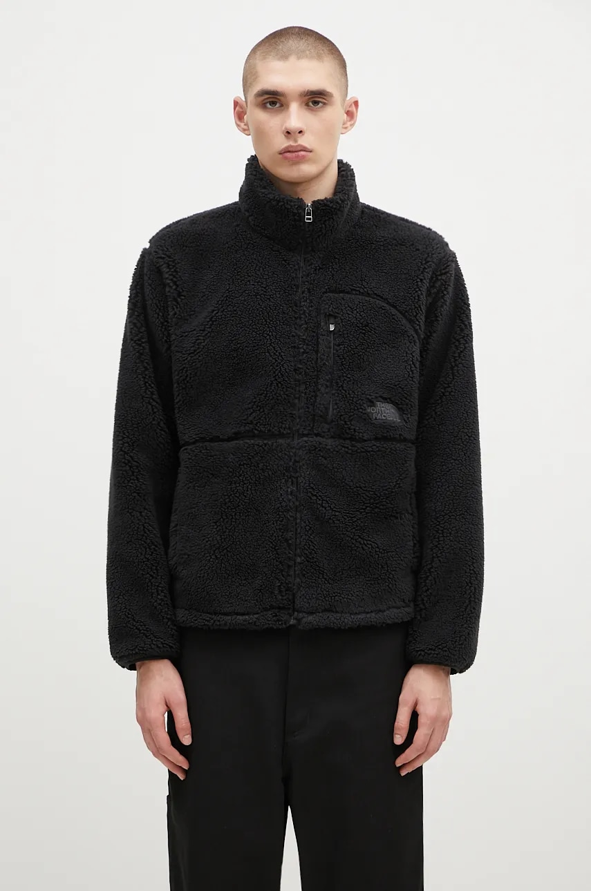 The North Face geacă Extreme Pile 2 Fz Jacket bărbați, culoarea negru, de tranziție, NF0A88Y5JK31