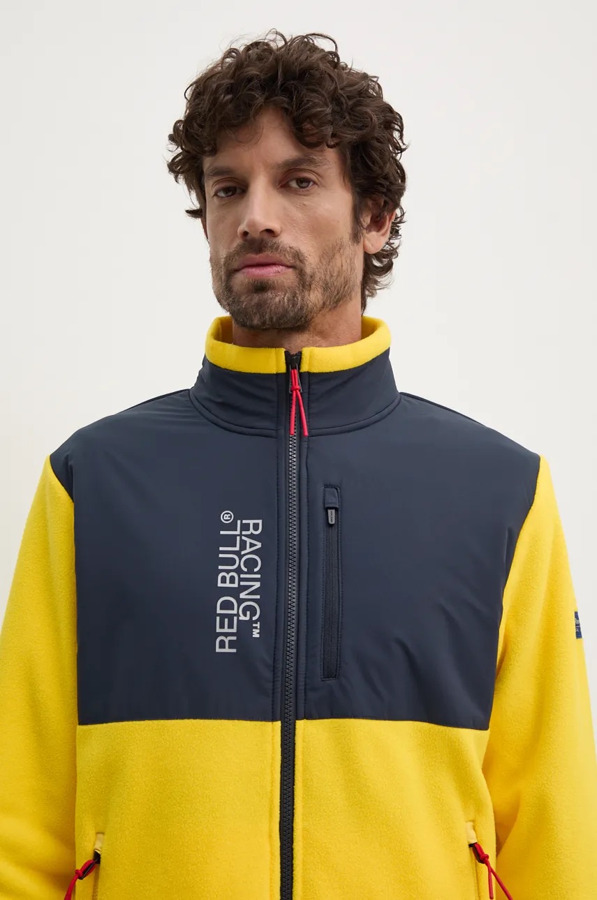 Φλις μπουφάν Red Bull Racing x Pepe Jeans χρώμα: κίτρινο, RM490006 φωτογραφία