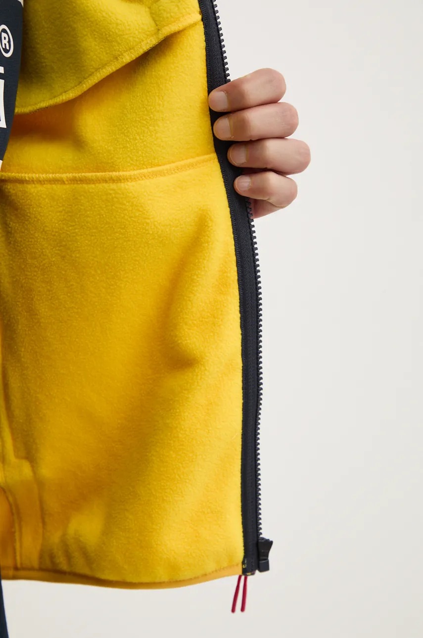Φλις μπουφάν Red Bull Racing x Pepe Jeans χρώμα: κίτρινο, RM490006 φωτογραφία