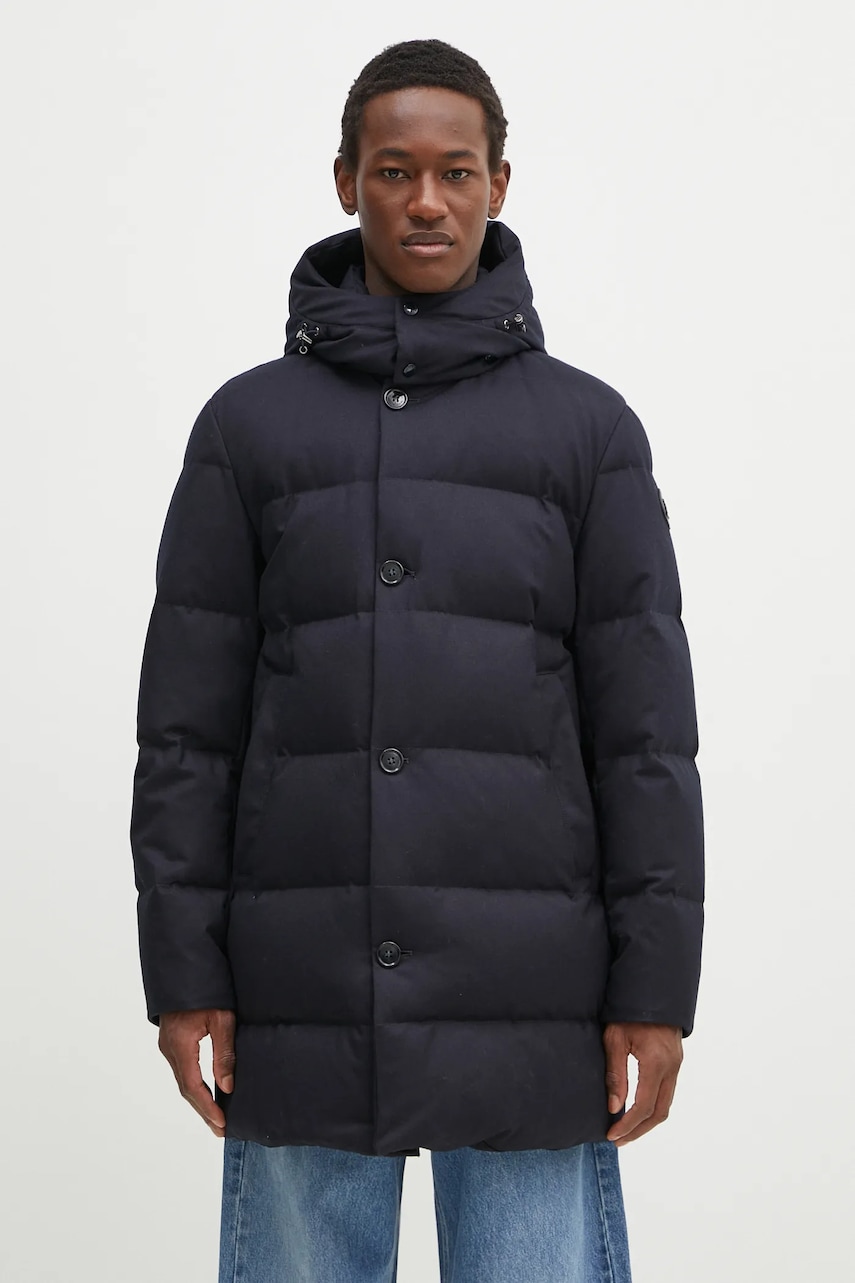 Woolrich kurtka wełniana Luxe Long Parka