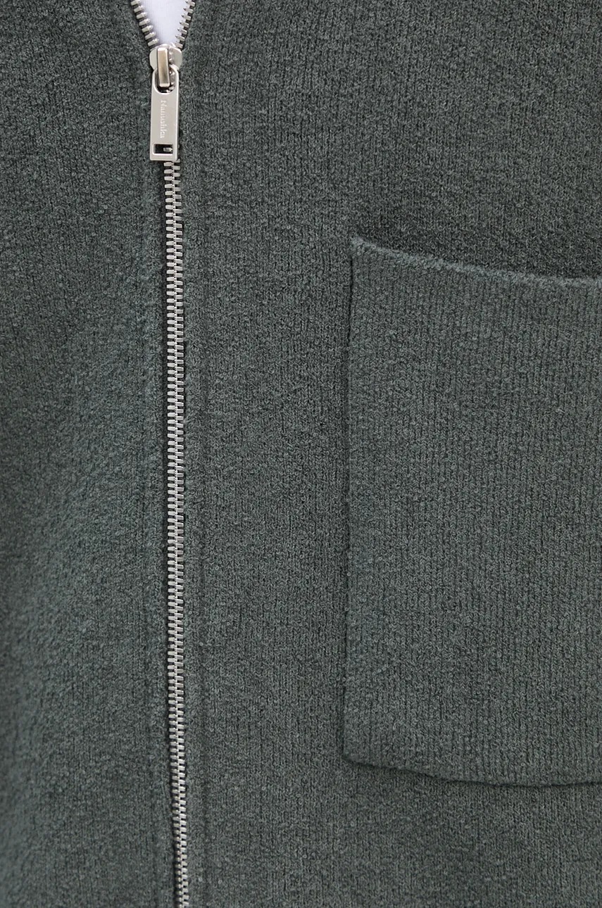 Μπουφάν Nanushka BELMER χρώμα: γκρι, NM24PFSW00194 φωτογραφία