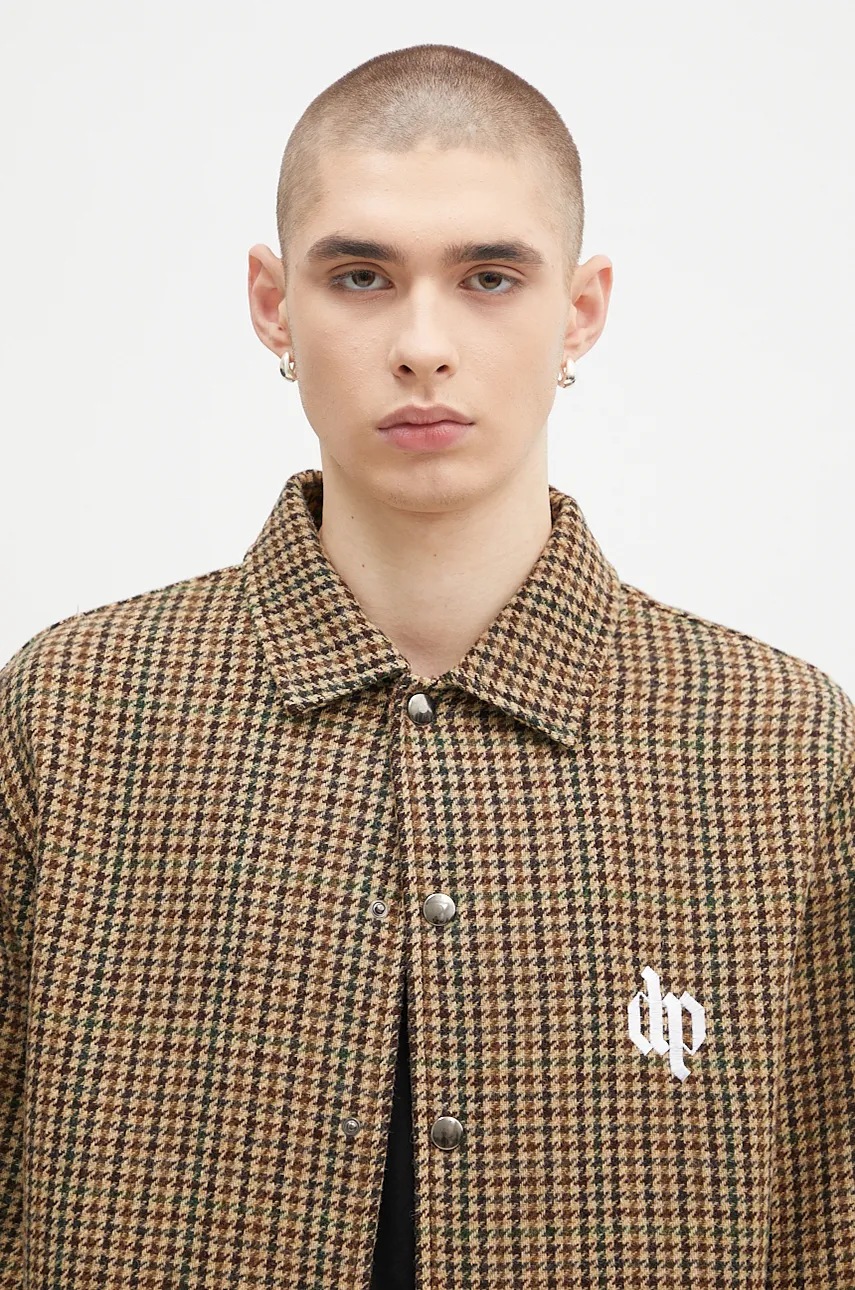 Μάλλινο μπουφάν DARKPARK Joe χρώμα: μπεζ, MJA04.FAW07.8586 φωτογραφία