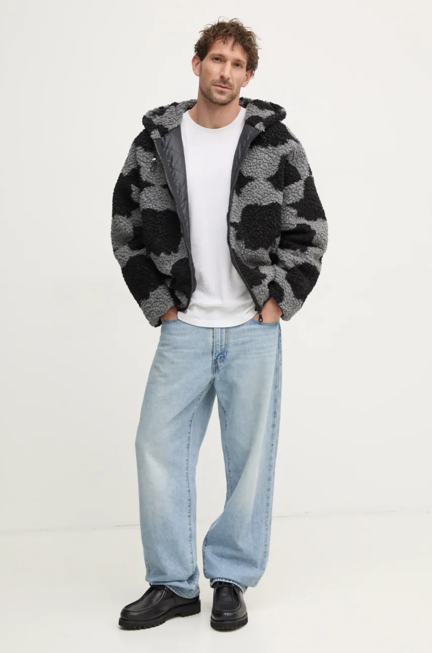 Куртка с примесью шерсти Fiorucci цвет серый переходная U01FMOJA092FL01BK01 Куртка с примесью шерсти Fiorucci цвет серый переходная U01FMOJA092FL01BK01