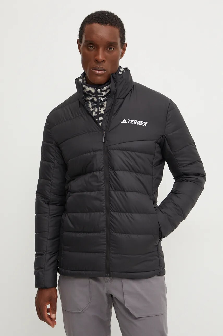 adidas TERREX geaca sport din puf Multi culoarea negru, de tranzitie, JE6761
