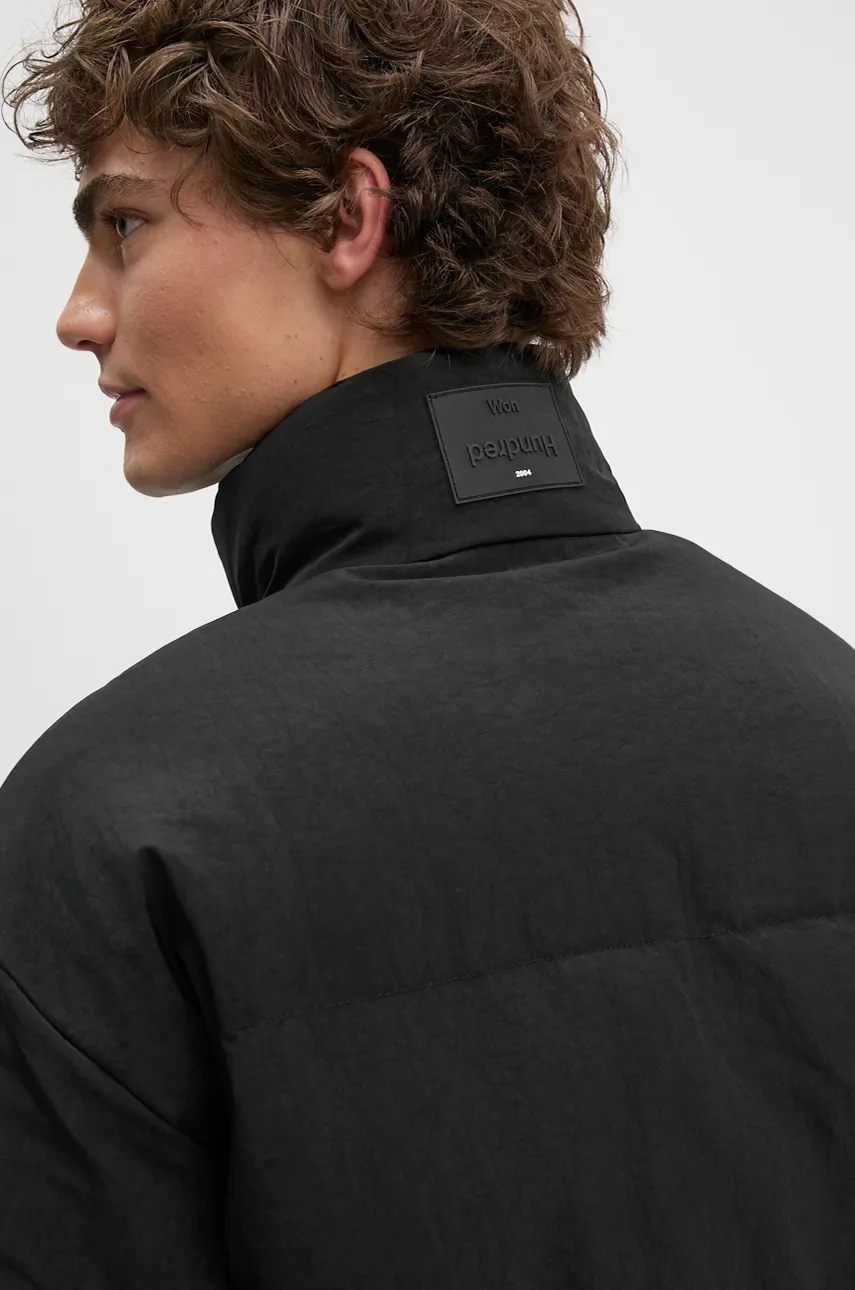 Куртка Won Hundred чоловіча колір чорний зимова oversize 3196-13041 