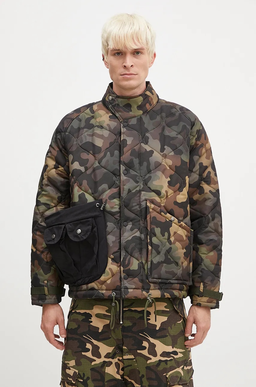 Andersson Bell kurtka Multi-Pocket Camouflage Quilted Jumper
