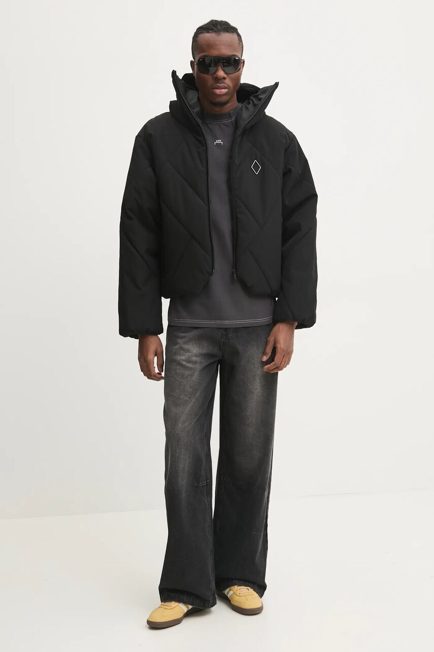 Μπουφάν A-COLD-WALL* Shiro Hooded Puffer Jacket χρώμα: μαύρο, ACWMO261 φωτογραφία