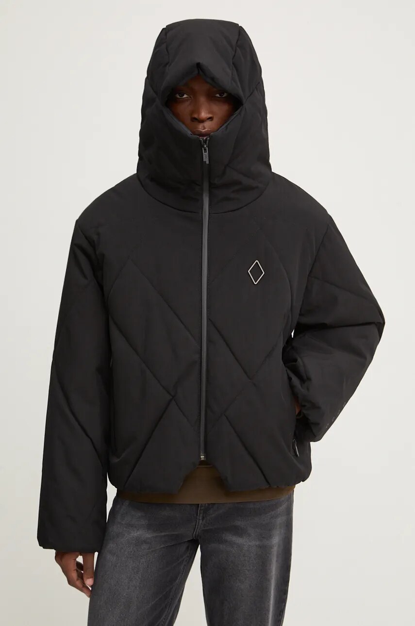 A-COLD-WALL* geacă Shiro Hooded Puffer Jacket barbati, culoarea negru, de iarna, ACWMO261