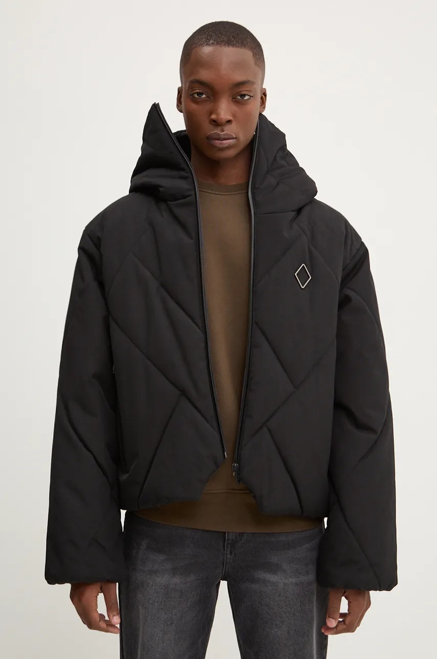 Μπουφάν A-COLD-WALL* Shiro Hooded Puffer Jacket χρώμα: μαύρο, ACWMO261 φωτογραφία