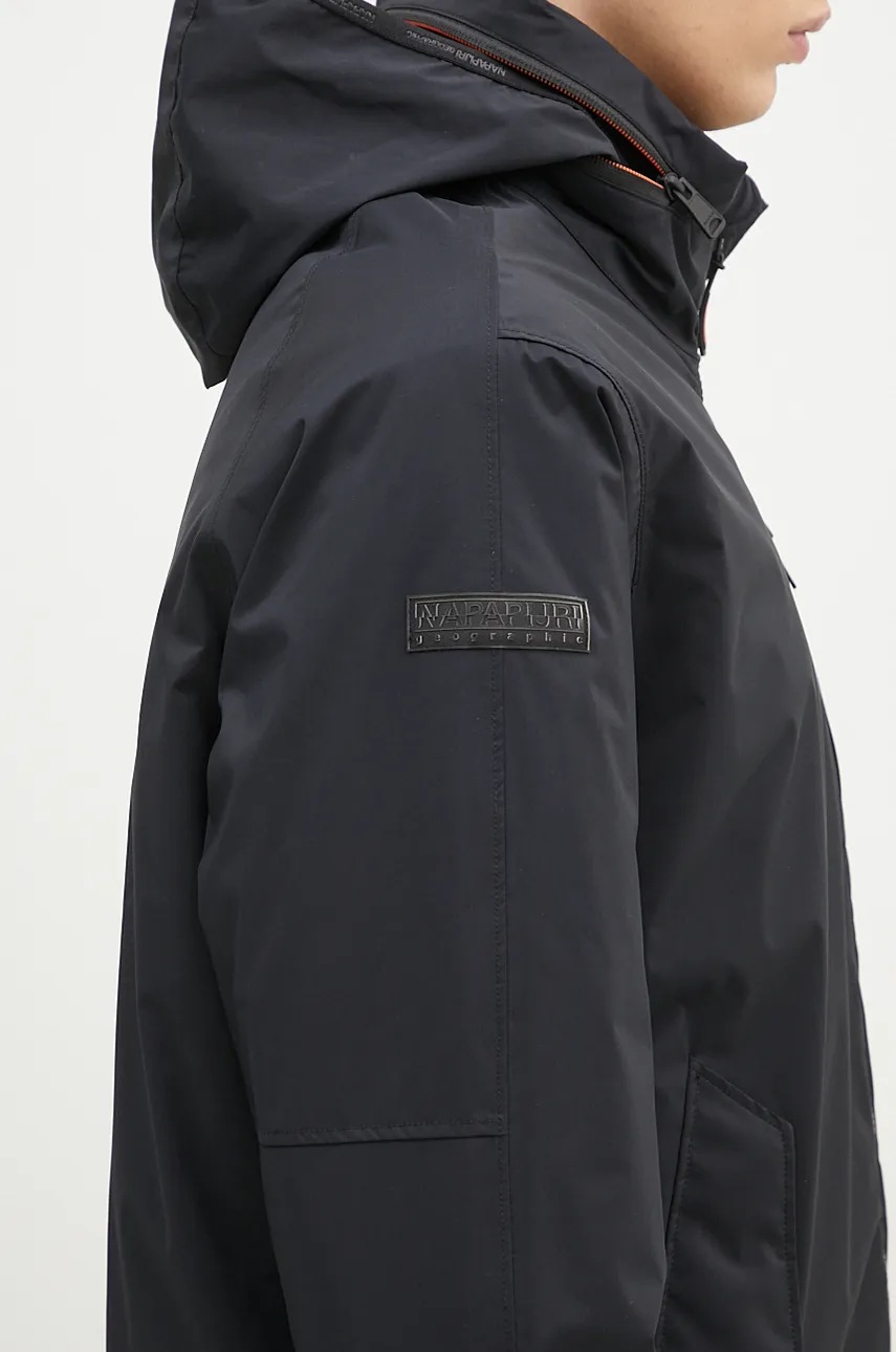 Куртка Napapijri 20-22 Jacket чоловіча колір чорний перехідна NP0A4I1Z0411 