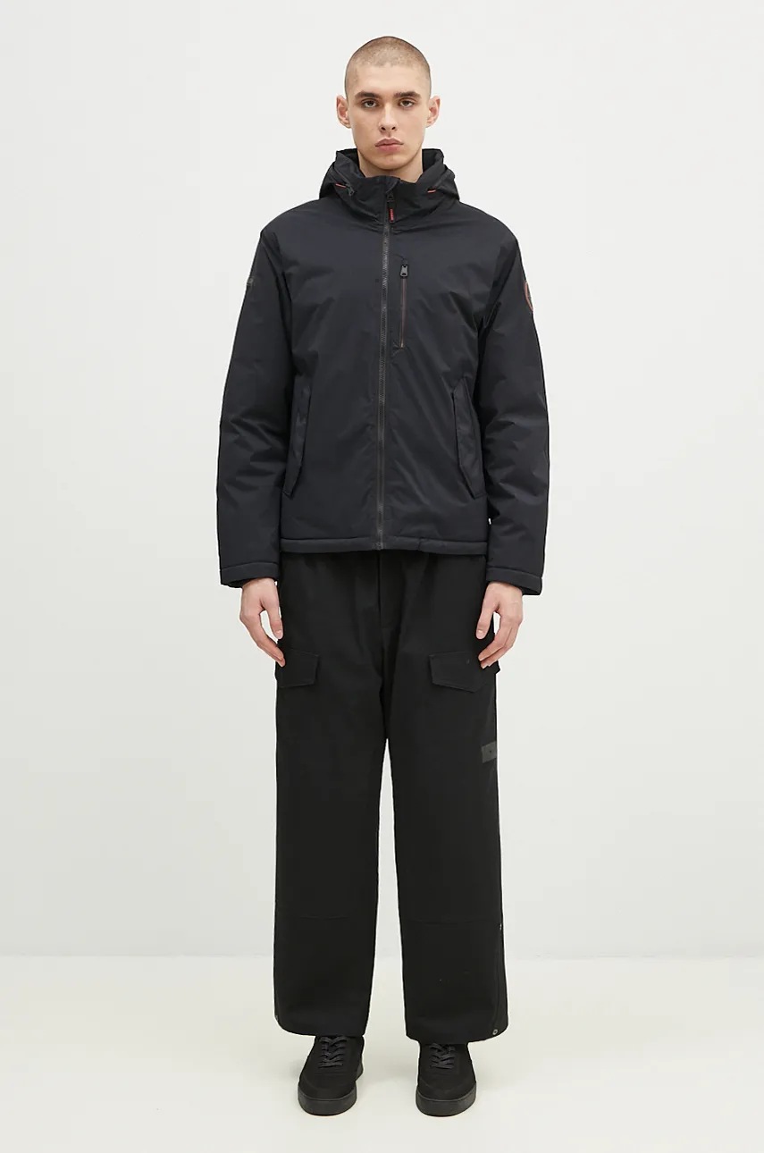 Куртка Napapijri 20-22 Jacket чоловіча колір чорний перехідна NP0A4I1Z0411 