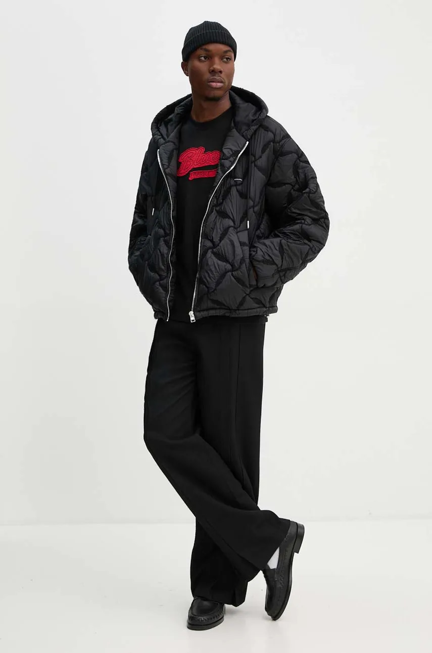 Куртка BLUEMARBLE мужская цвет чёрный переходная oversize JA68.NY10B24 Куртка BLUEMARBLE мужская цвет чёрный переходная oversize JA68.NY10B24