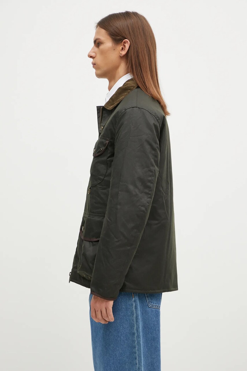 Куртка Barbour Angler Wax Jacket мужская цвет зелёный переходная MWX2348 Куртка Barbour Angler Wax Jacket мужская цвет зелёный переходная MWX2348