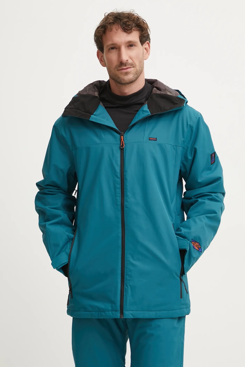 Rip Curl geaca Anti-Series Notch culoarea turcoaz, 00HMOU