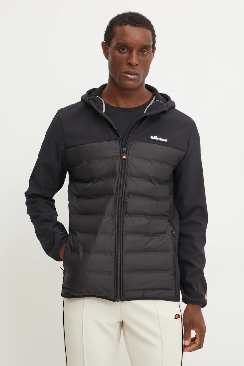 Ellesse geaca JELLICO barbati, culoarea negru, de tranzitie, SHX21067 Ellesse geaca JELLICO barbati, culoarea negru, de tranzitie, SHX21067