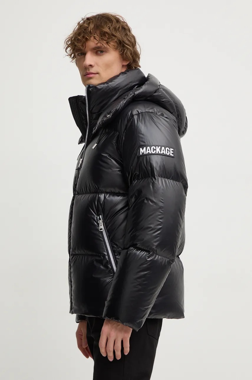Μπουφάν με επένδυση από πούπουλα MACKAGE ανδρικό, χρώμα: μαύρο, KENT-Z φωτογραφία