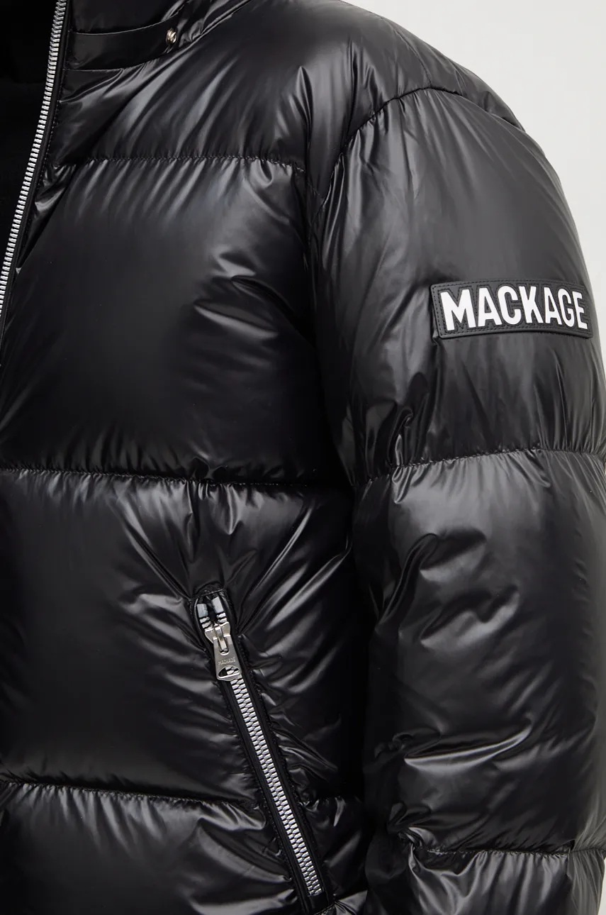 Μπουφάν με επένδυση από πούπουλα MACKAGE ανδρικό, χρώμα: μαύρο, KENT-Z φωτογραφία