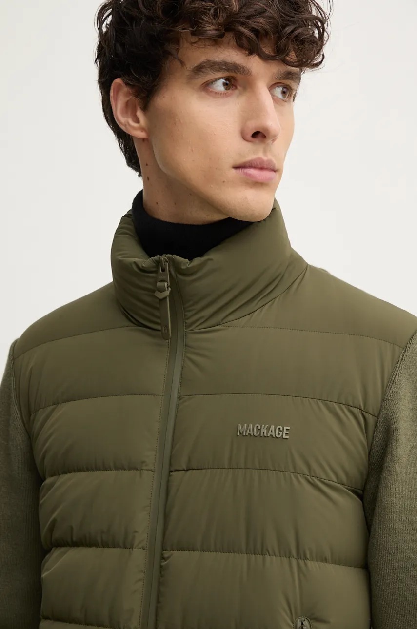 Μπουφάν από μίγμα μαλλιού MACKAGE χρώμα: πράσινο, HANEY-CITY φωτογραφία