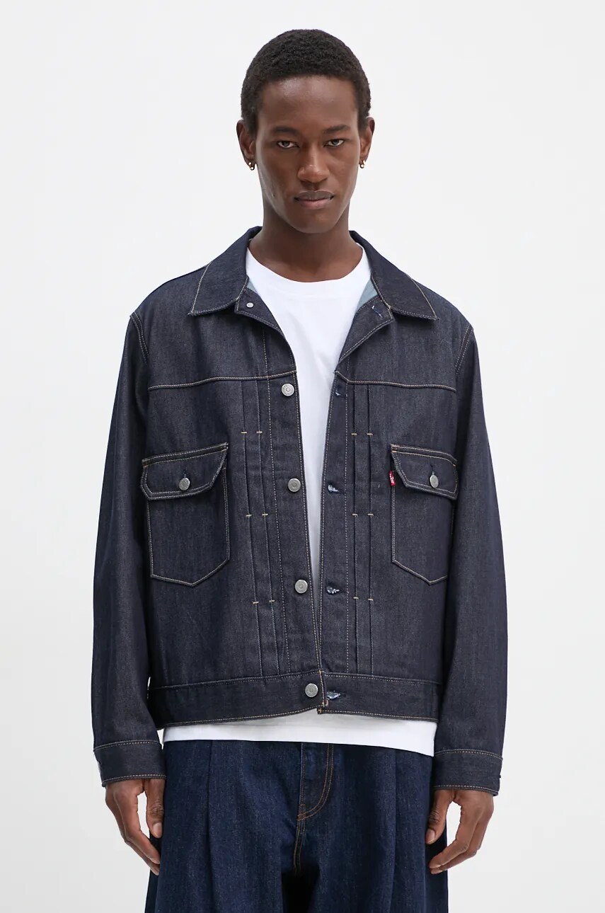 

Дънково яке Levi's в тъмносиньо преходен модел A9190, Тъмносин