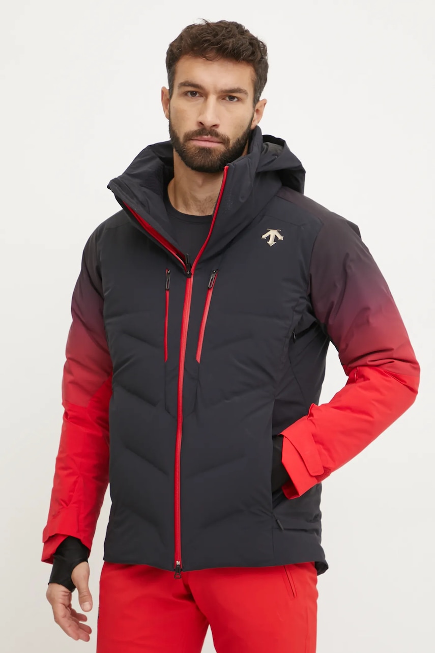 Descente geacă de schi din puf Hybrid Down culoarea negru, DWMYGK21 Descente geacă de schi din puf Hybrid Down culoarea negru, DWMYGK21