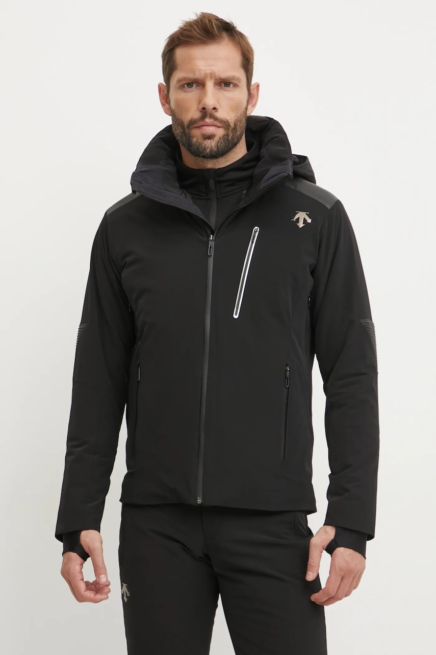 Descente geaca de schi Leather Combo culoarea negru, DWMYGK25Y